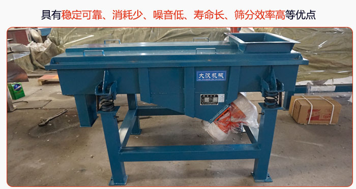 具有穩(wěn)定可靠、消耗少、噪音低、壽命長、振型穩(wěn)、篩分效率高等優(yōu)點